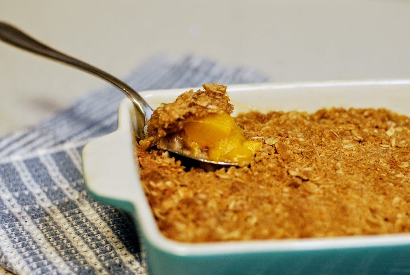 The Perfect Peach Crisp
